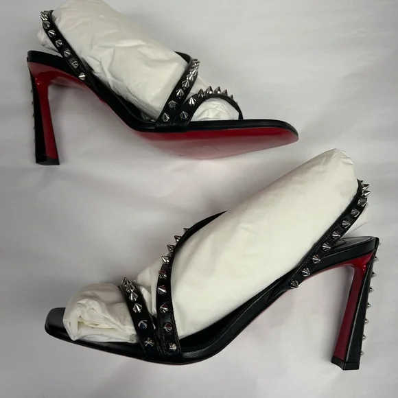Louboutin Studded Heels Women's Shoes - Picture 2 of 12
